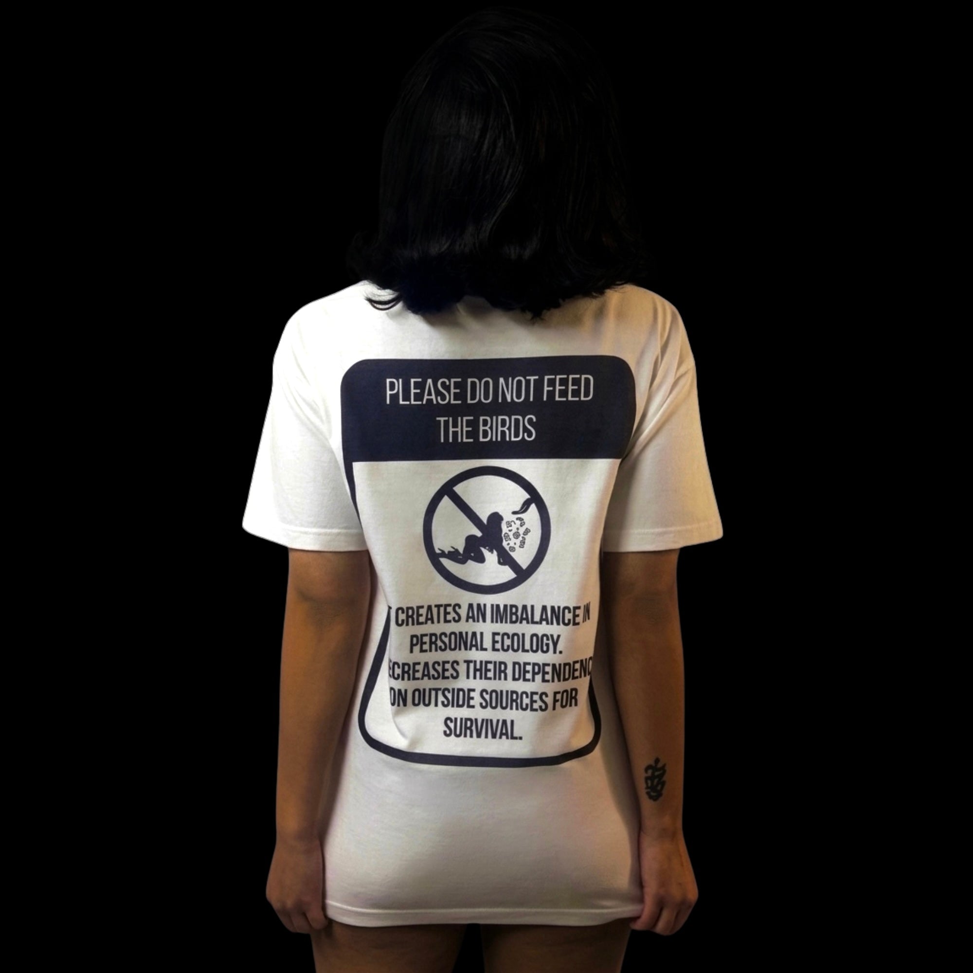 White Bird Brain Tee