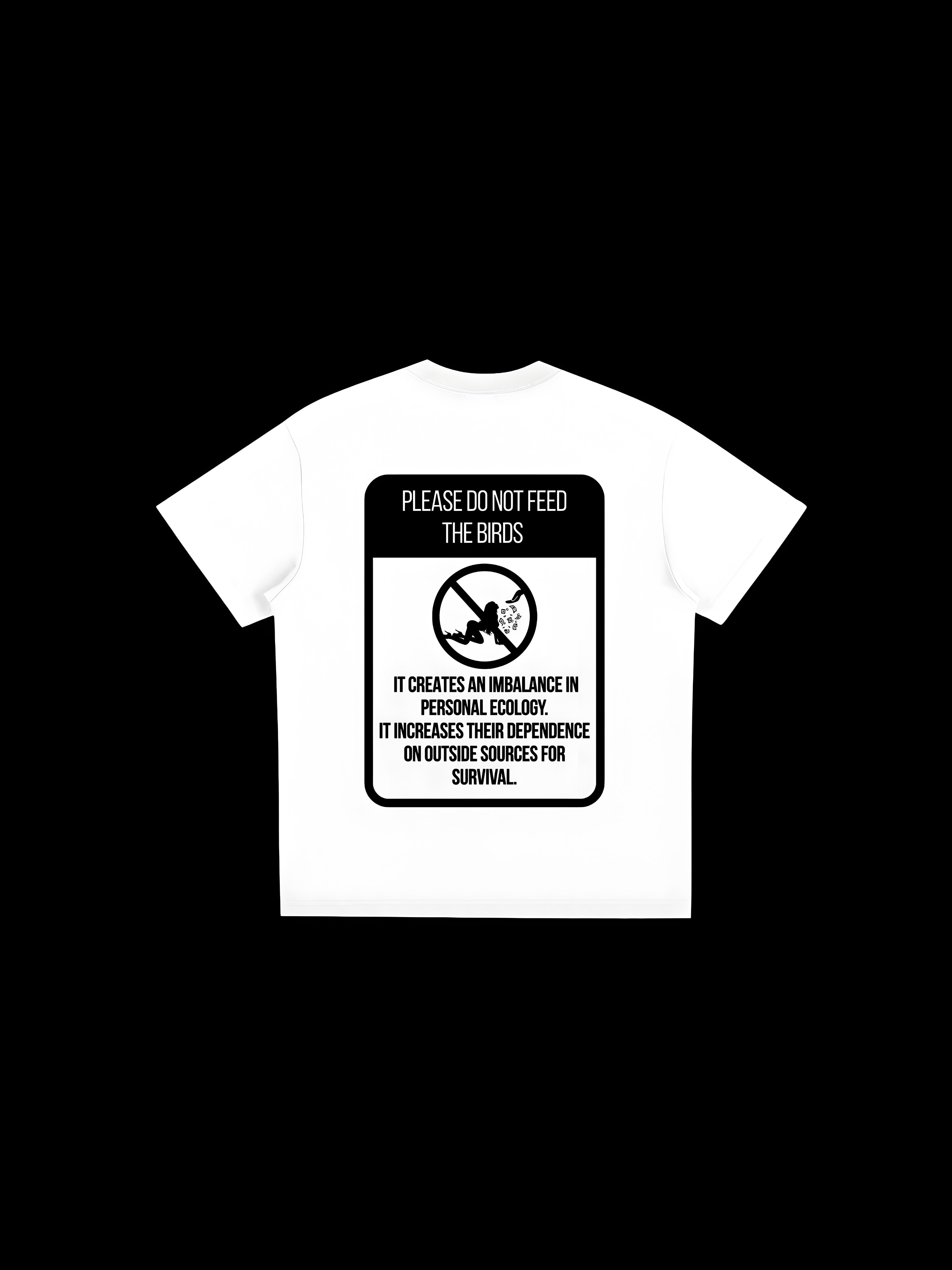 White Bird Brain Tee